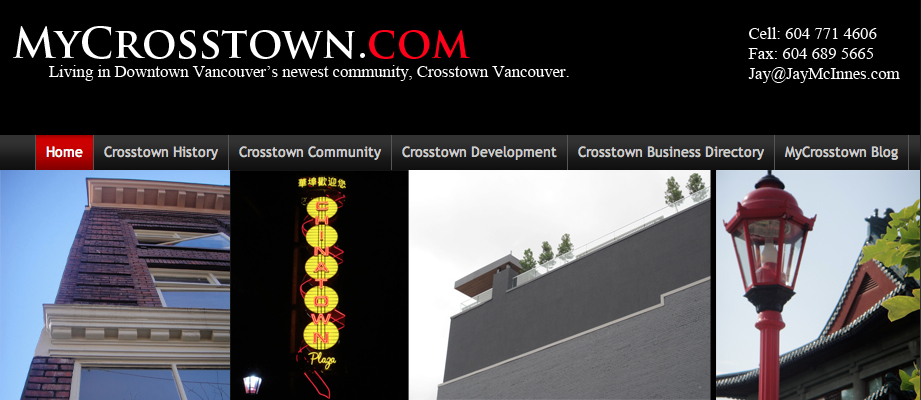 (MyCrosstown.com) Home Page Banner - By Jay McInnes